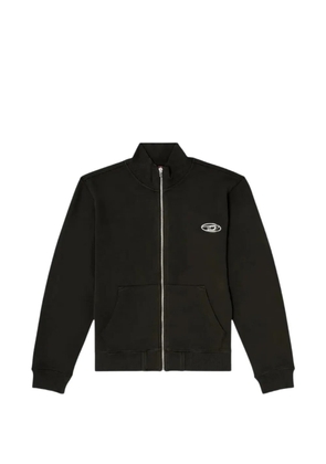 Diesel Oval D zip-up sweater - Black