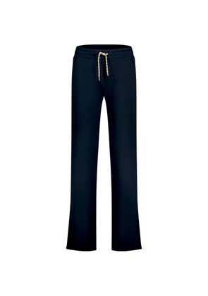 Betty Barclay drawstring-waist stripe-detail track pants - Blue
