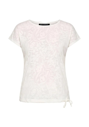 Betty Barclay floral-print drawstring T-shirt - White