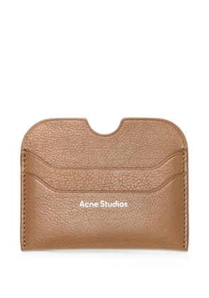 Acne Studios leather card holder wallet - Brown