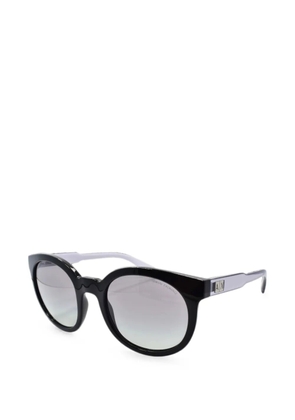 Armani Exchange round-frame sunglasses - Black