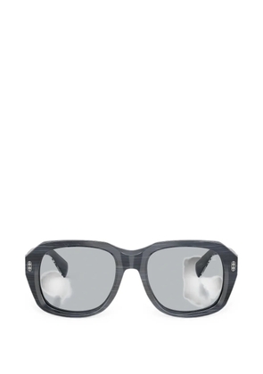 Brunello Cucinelli geometric-frame sunglasses - Grey