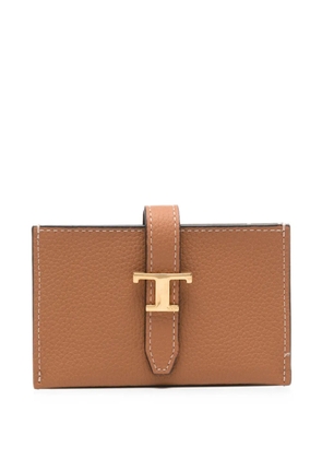 Tod's T Timeless leather wallet - Brown