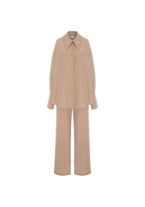 CuAnna Margie Suit wide-leg jumpsuit - Neutrals