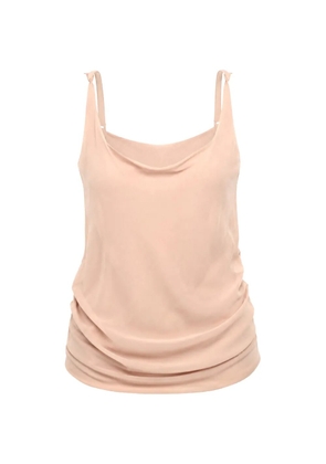 DSQUARED2 sheer draped top - Pink