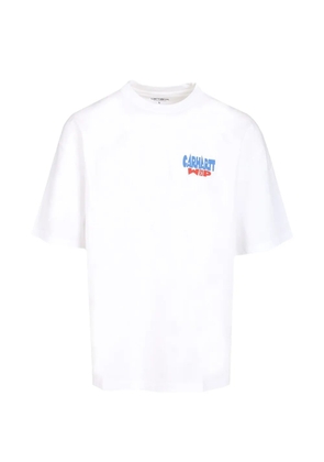 Carhartt WIP Luggage Label graphic-print cotton T-shirt - White