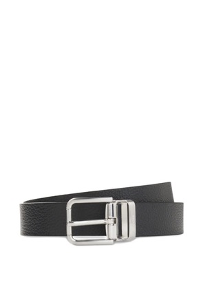 BOSS grained-leather belt - Black