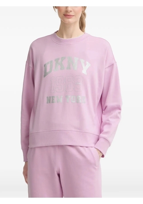 DKNY logo-print sweatshirt - Pink