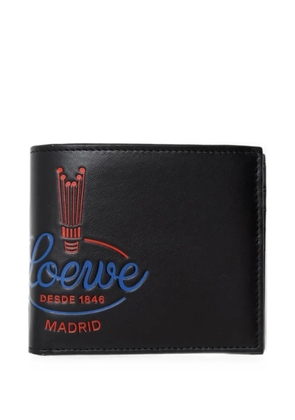 LOEWE Crown bifold wallet - Black