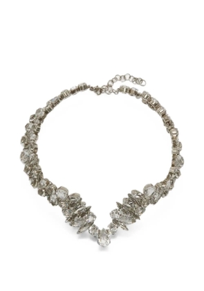 Victoria Beckham crystal-embellished choker necklace - Silver
