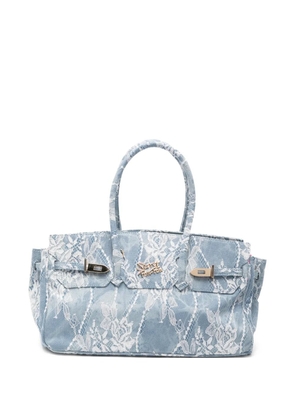 Secret Pon Pon medium Grace tote bag - Blue