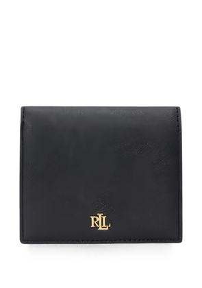 Lauren Ralph Lauren Compact logo-plaque wallet - Black