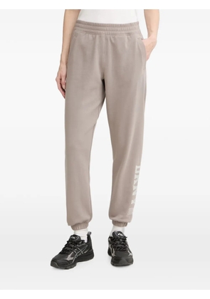 DKNY 1989 stud-embellished logo-print track pants - Brown