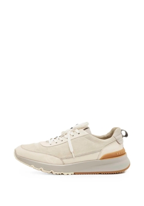 Brunello Cucinelli leather sneakers - Neutrals