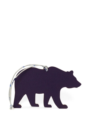 Hermès Pre-Owned Petit H bear-shape charm - Grey