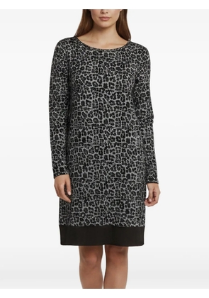 Michael Michael Kors printed long-sleeve dress - Black