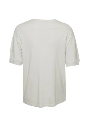 Saint Laurent Pre-Owned logo-print T-shirt - Neutrals
