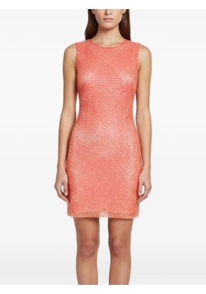 Self-Portrait rhinestone-embellished sleeveless mini dress - Pink