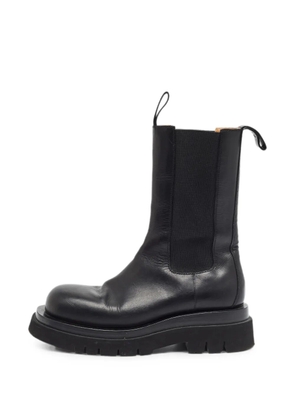 Bottega Veneta Pre-Owned Lug leather mid-calf boots - Black