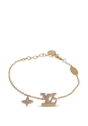 Louis Vuitton Pre-Owned logo-detail bracelet - Gold