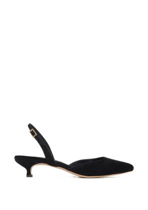 GINISSIMA Alice pointed-toe slingback pumps - Black