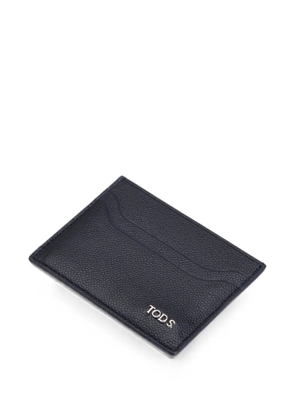Tod's card holder in leather - Blue