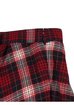 Christian Dior Pre-Owned Check'N'Dior Pop plaid skirt - Red