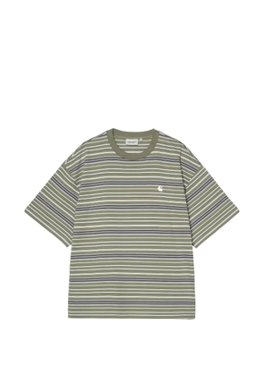 Carhartt WIP S/S Zane striped T-shirt - Green