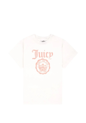 Juicy Couture x S&R logo-print cotton T-shirt - White