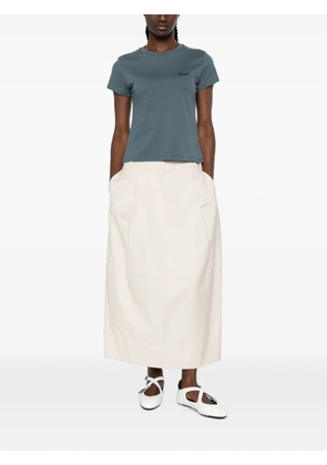 Kenzo logo-embroidered T-shirt - Blue