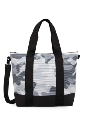 Rains camouflage-print mesh tote bag - White