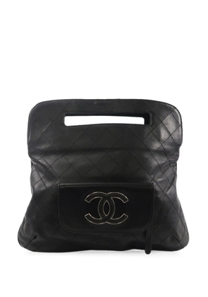CHANEL Pre-Owned Hamptons CC fold-over clutch bag - Black