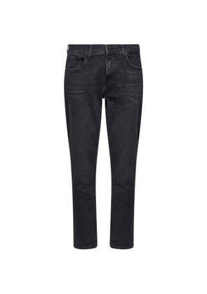 7 For All Mankind faded slim-fit jeans - Grey