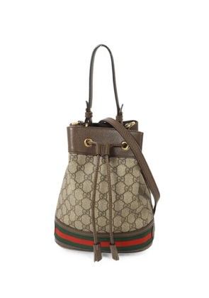 Gucci Pre-Owned Ophidia monogram-pattern bucket bag - Neutrals