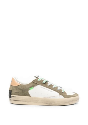 Crime London Sk8 Deluxe panelled leather sneakers - Green