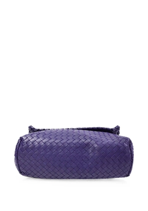 Bottega Veneta Pre-Owned Intrecciato chain shoulder bag - Blue