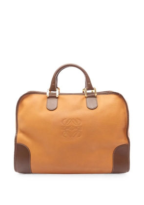 Loewe Pre-Owned Amazona 40 calf leather handbag - Neutrals