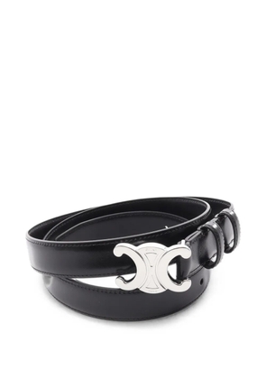 Celine Pre-Owned Triomphe buckle belt - Black
