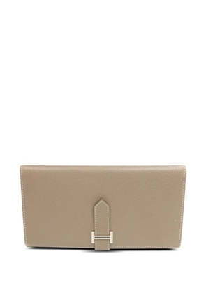 Hermès Pre-Owned Bearn leather wallet - Neutrals