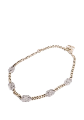 CHANEL Pre-Owned CC-charms curb-chain necklace - Gold