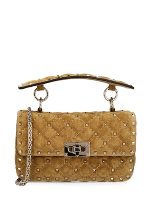 Valentino Garavani Rockstud Spike quilted tote bag - Neutrals