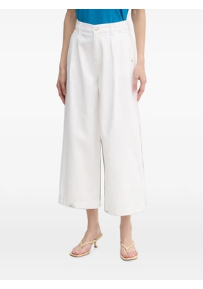 Joop! Enrica cropped wide-leg jeans - White