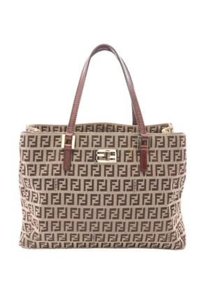 Fendi Pre-Owned 2000-2010 Small Zucchino Canvas tote bag - Neutrals