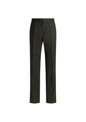 ETRO cool wool trousers with crease detail - Grey