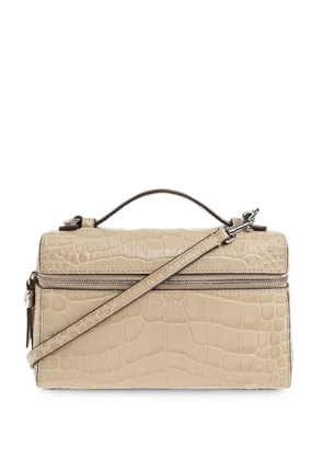 Tory Burch Romy croc-effect mini bag - Neutrals