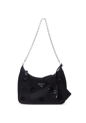Prada Pre-Owned Re-Edition 2005 logo-detail two-way shoulder bag - Black