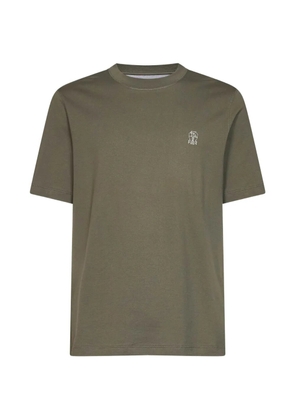 Brunello Cucinelli Solomeo cotton T-shirt - Green