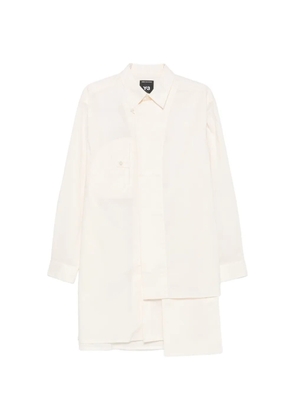 Y-3 layered-hem shirt - Neutrals