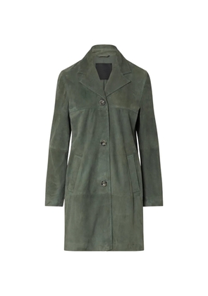 LIU JO long suede jacket - Green