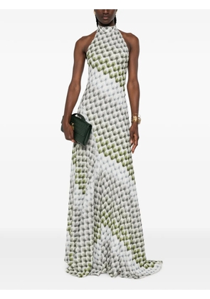 Missoni zigzag-pattern maxi dress - White